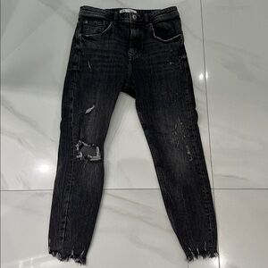 Zara Charcoal Denim Pants